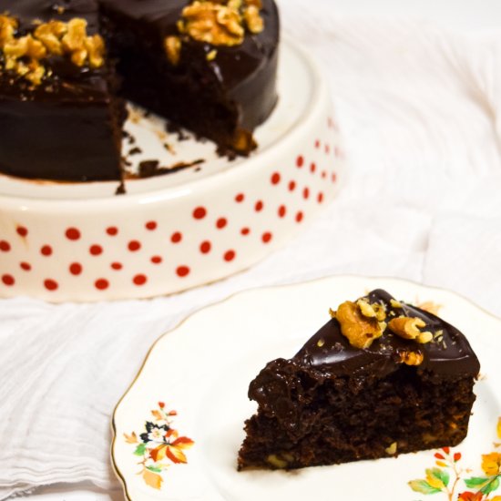 Chocolate Walnut Cake