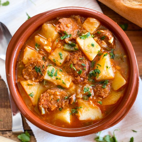 Spanish Chorizo & Potato Stew