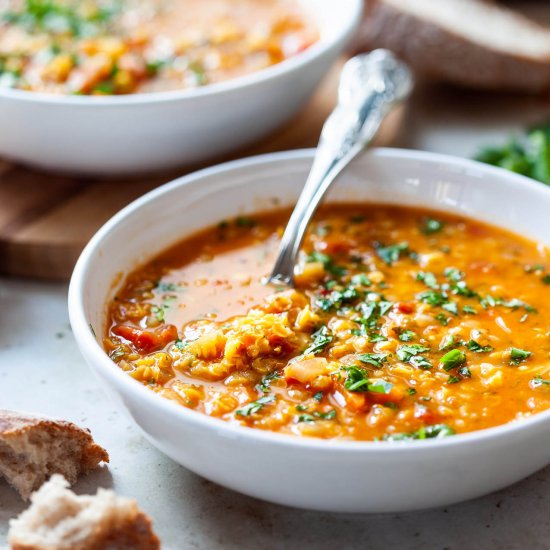 Vegan Red Lentil Stew