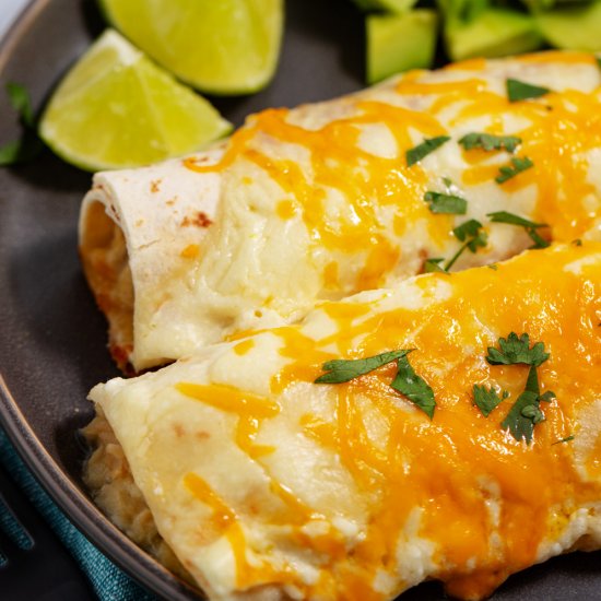 Chicken Enchiladas with Sour Cream