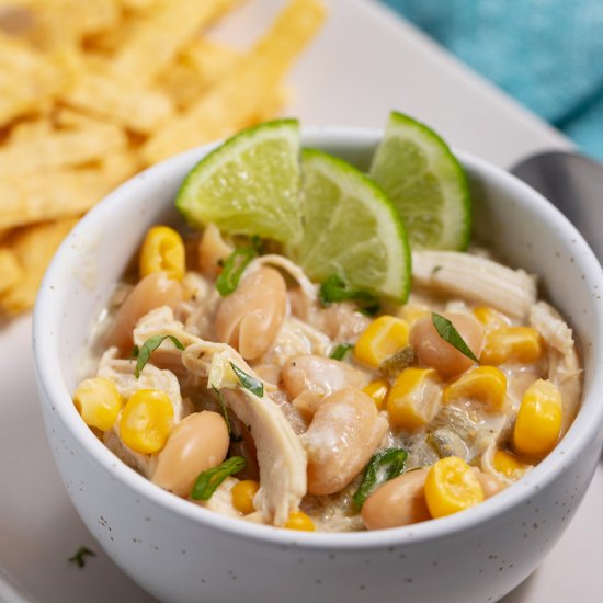 White Chicken Chili w/ Salsa Verde