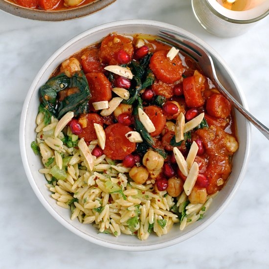 Spiced Carrot and Chickpea Stew