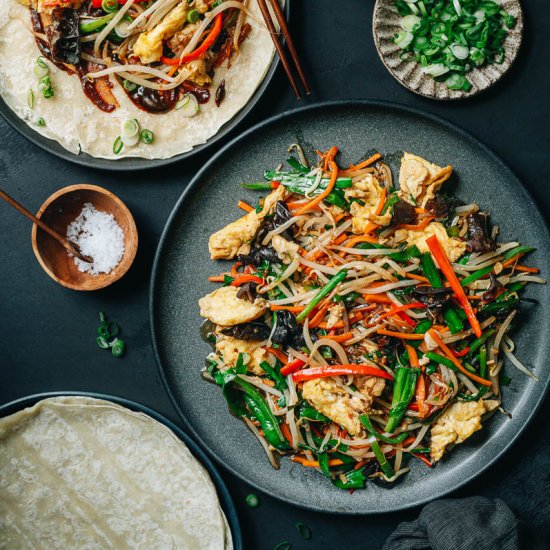 Beijing-Style Vegetarian Moo Shu