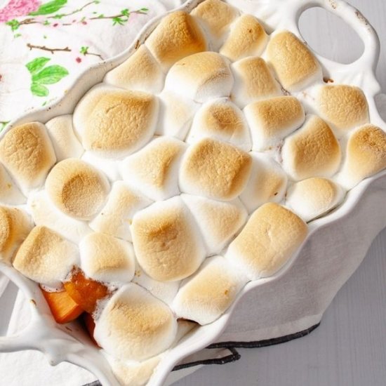 Candied Sweet Potatoes Marshmallows