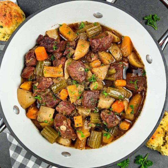 Keto Irish Stew (without potatoes!)