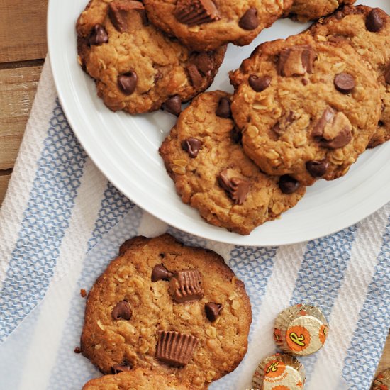 Peanut Butter Chocolate Chip Cookie