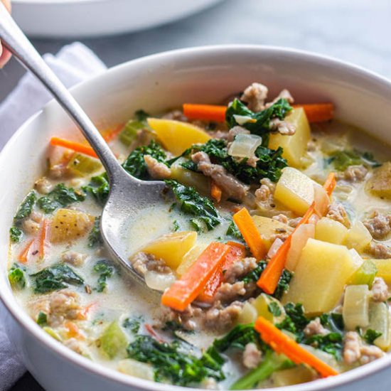 Sausage Kale and Potato Soup