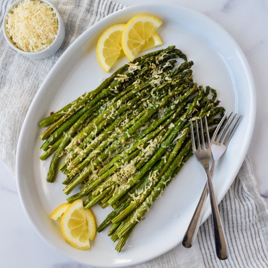 Air Fryer Parmesan Asparagus