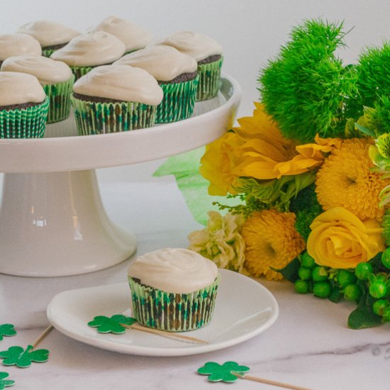 Guinness Chocolate Cupcakes