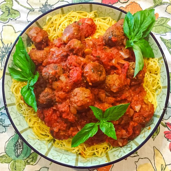 Vegan Eggplant Meatballs