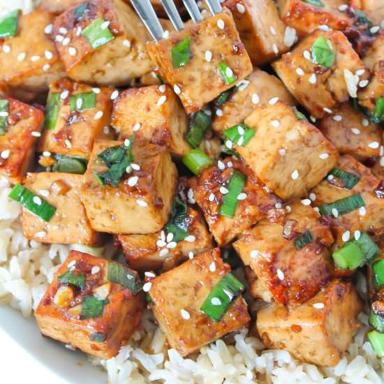 Asian-Style Garlic Tofu