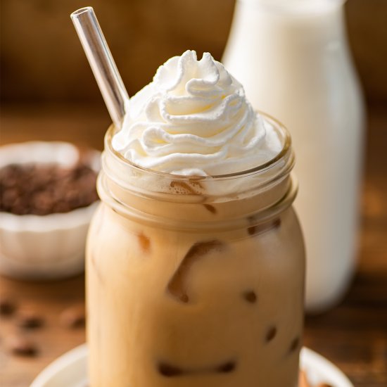 Iced Dirty Chai Latte