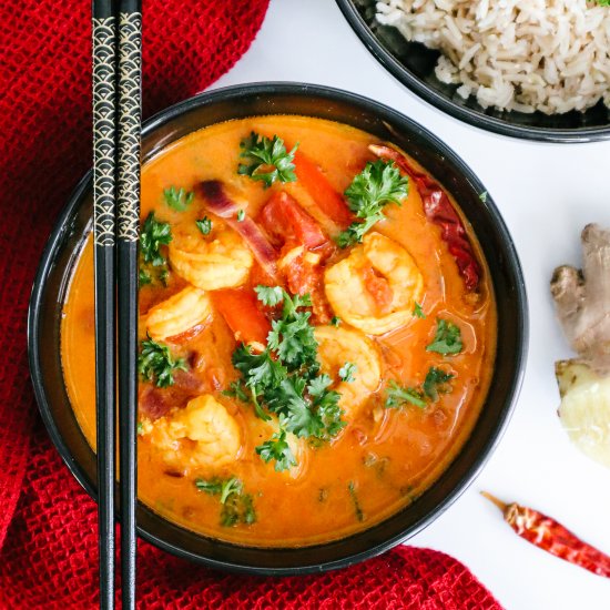 30 Minute Thai Coconut Shrimp Curry