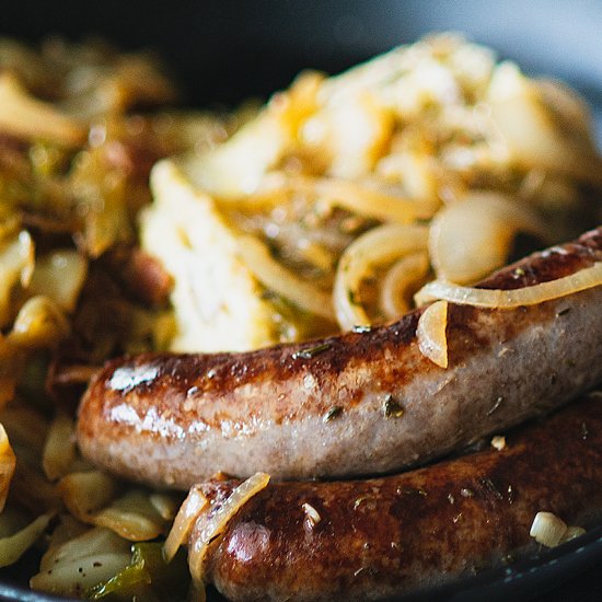 Irish Bangers and Mash