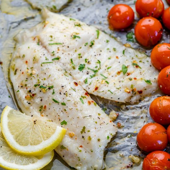 OVEN-BAKED TILAPIA RECIPE