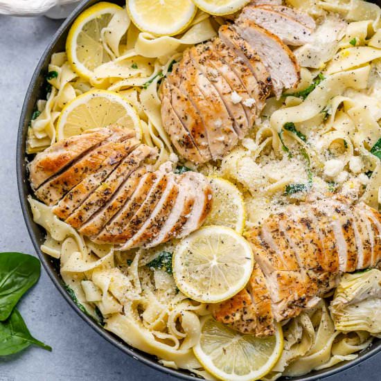 LEMON CHICKEN PASTA RECIPE