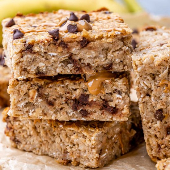 CHOCOLATE CHIP OATMEAL BREAKFAST BA