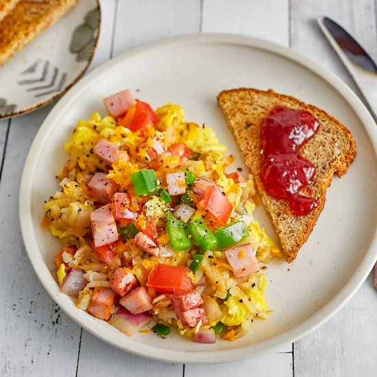 Diner Style Breakfast Scramble