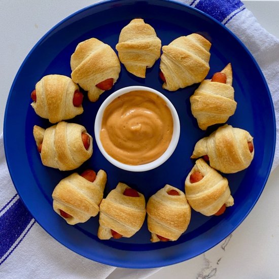 Baby Carrot Pigs In A Blanket