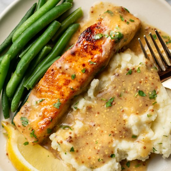 honey mustard salmon