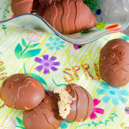 Keto Almond Mousse Chocolate Eggs