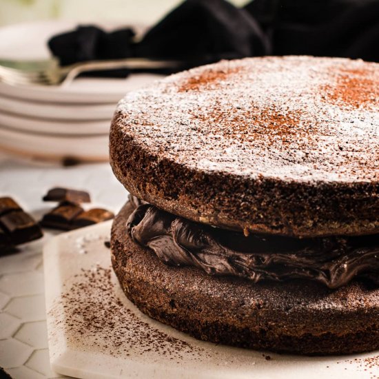 Chocolate Victoria Sponge Cake