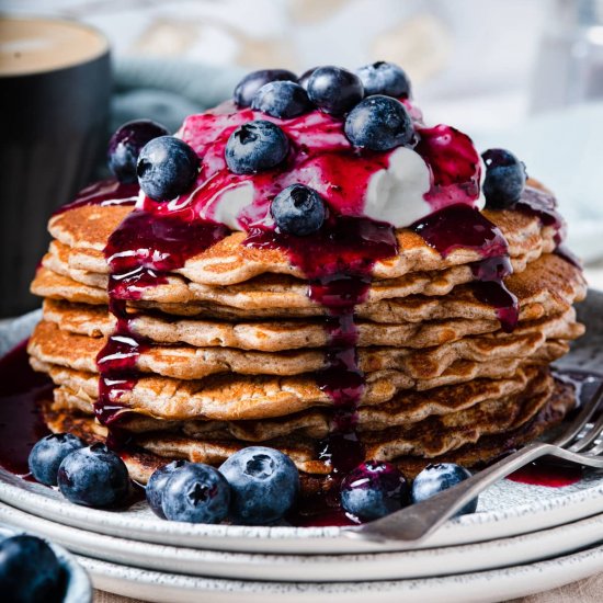 Buttermilk Pancakes with Cinnamon