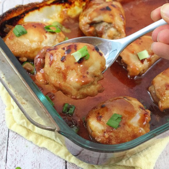 Baked Teriyaki Chicken Thighs