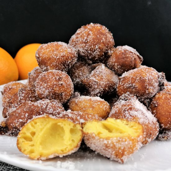 The Best ORANGE Buñuelos