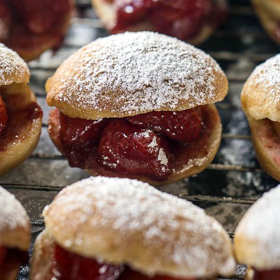 Fresh Strawberry Donuts