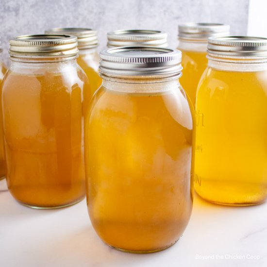 Canning Chicken Stock