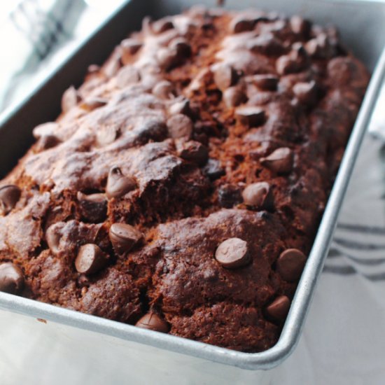 Double Chocolate Banana Bread