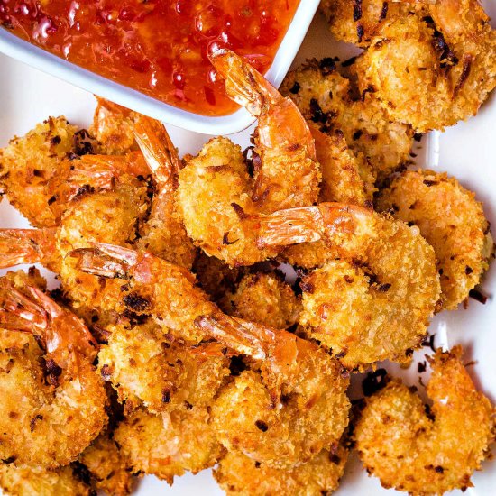 air fryer coconut shrimp