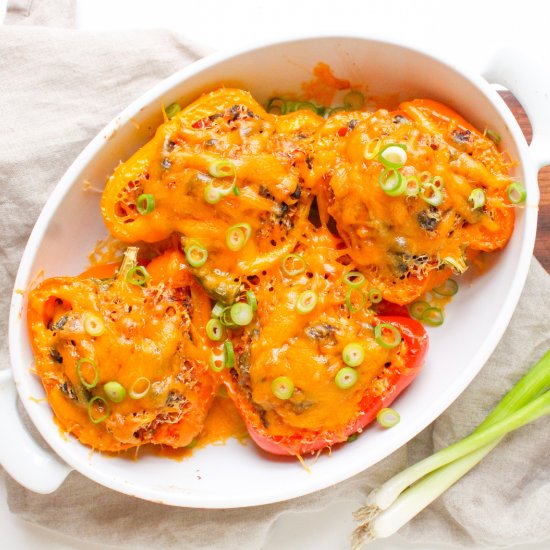 Vegetarian Mexican Stuffed Peppers