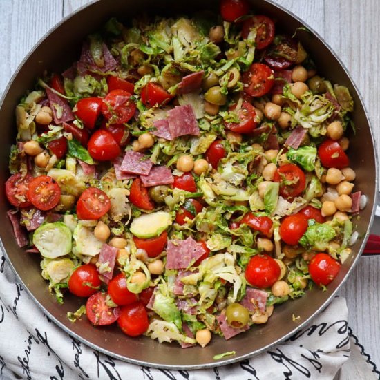 Italian Brussel Sprout Salad