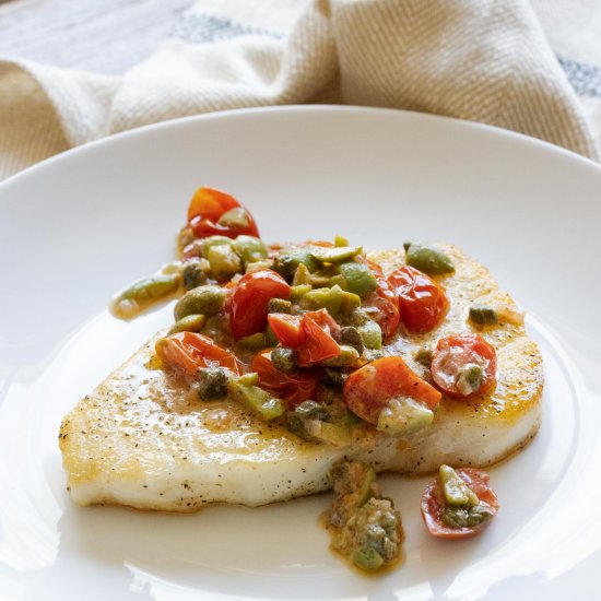 Chilean Sea Bass w/Tomato Relish