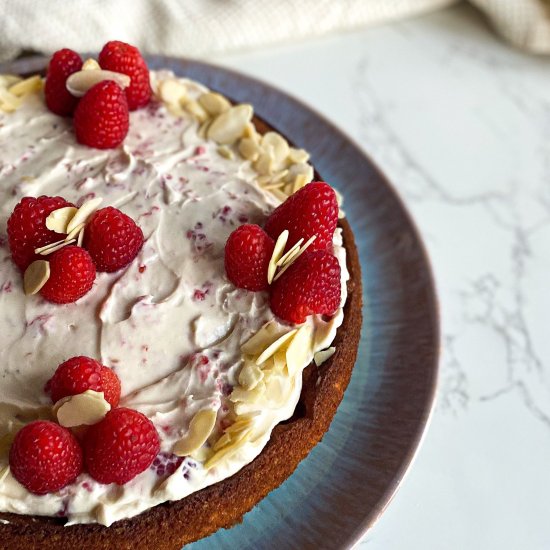 Raspberry Almond Cake