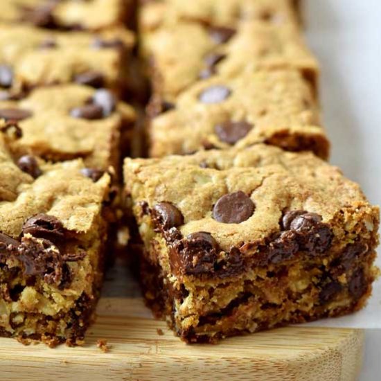 Oatmeal Chocolate Chip Bars (GF)