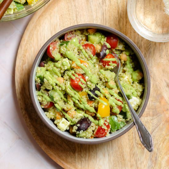 quinoa chickpea salad