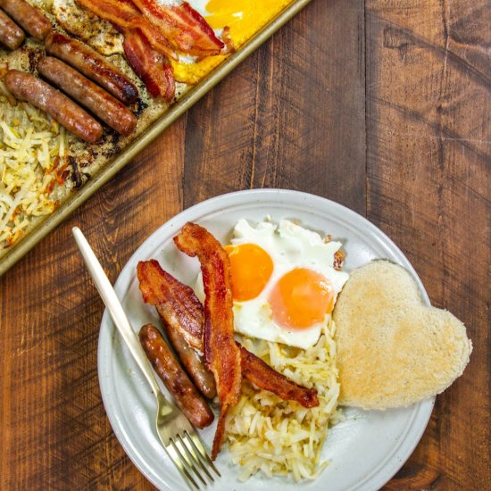 5 Ingredient Sheet Pan Breakfast