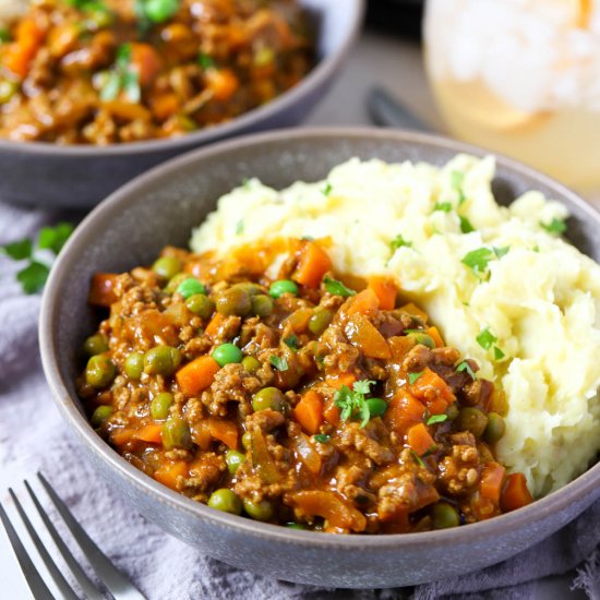 Savoury Mince with Curry