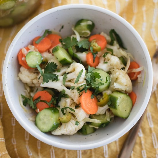 Escabeche Vegetable Salad