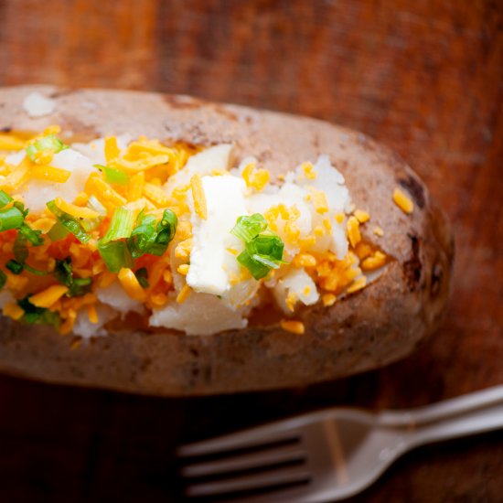 Smoked Baked Potatoes