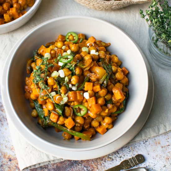 Jamaican Chickpea Curry