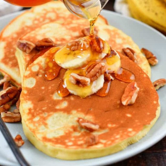 Single Serving Banana Pancakes