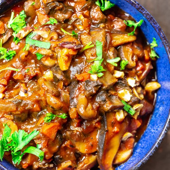 Easy Mushroom Ragú