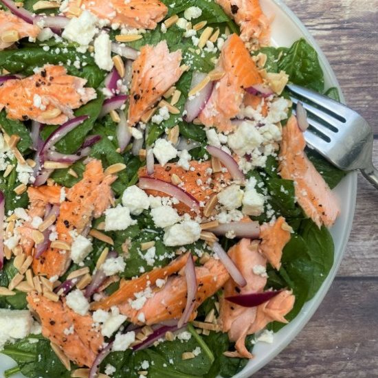 High Protein, Keto Salmon Salad