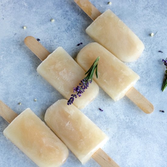 Lavender Lemonade Popsicles