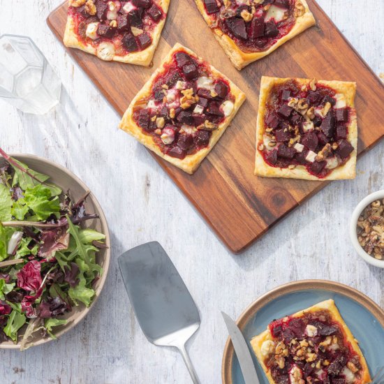 Beet and Feta Tartlets