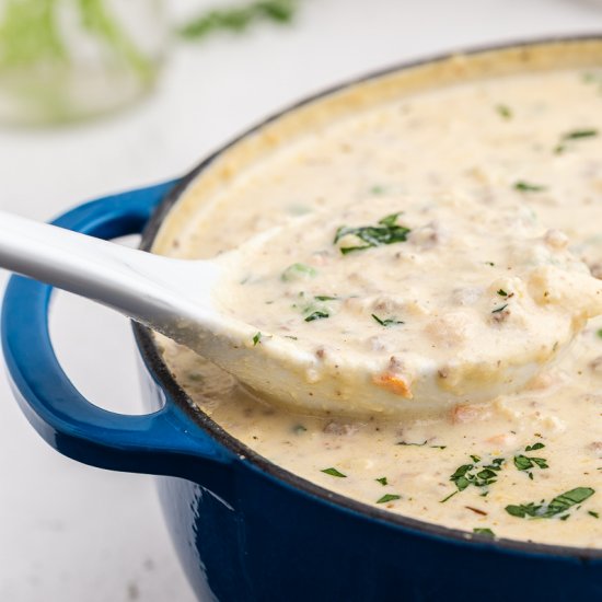 Low Carb Shepherds Pie Soup